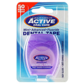 Beauty Formulas Advanced Mint Waxed Tape Dental Floss 50m